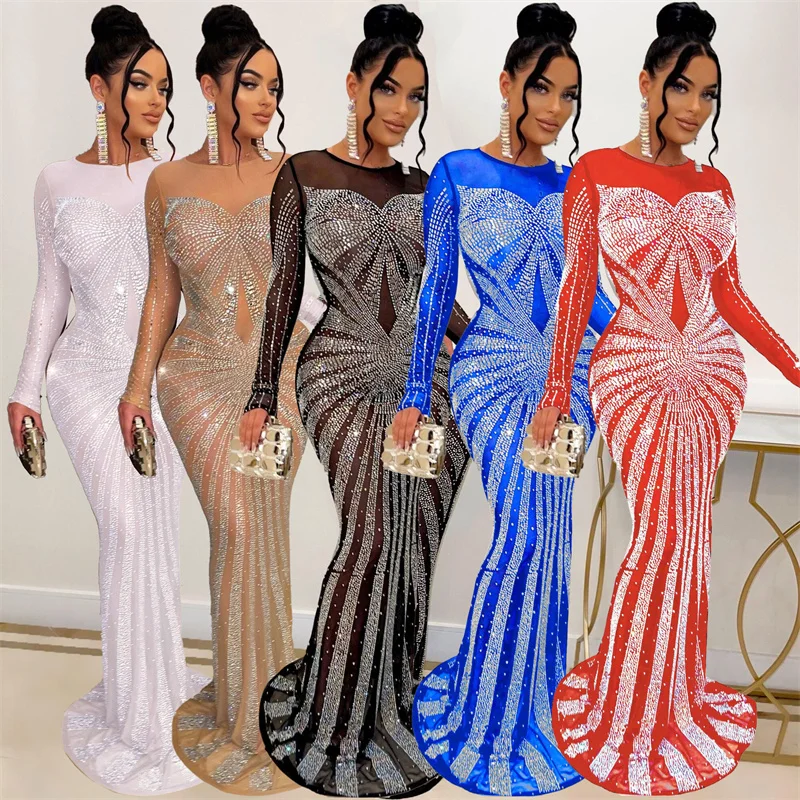 Sexy Sparkly Crystal Rhineston - Sparkly Rhinestone Club Party Dress recensie en prijs