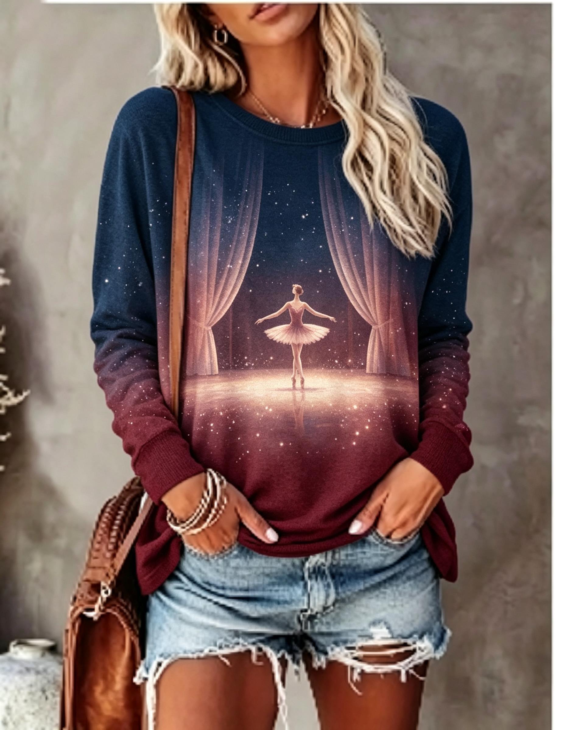 Dames T-shirt met lange mouwen - Blouses recensie en prijs