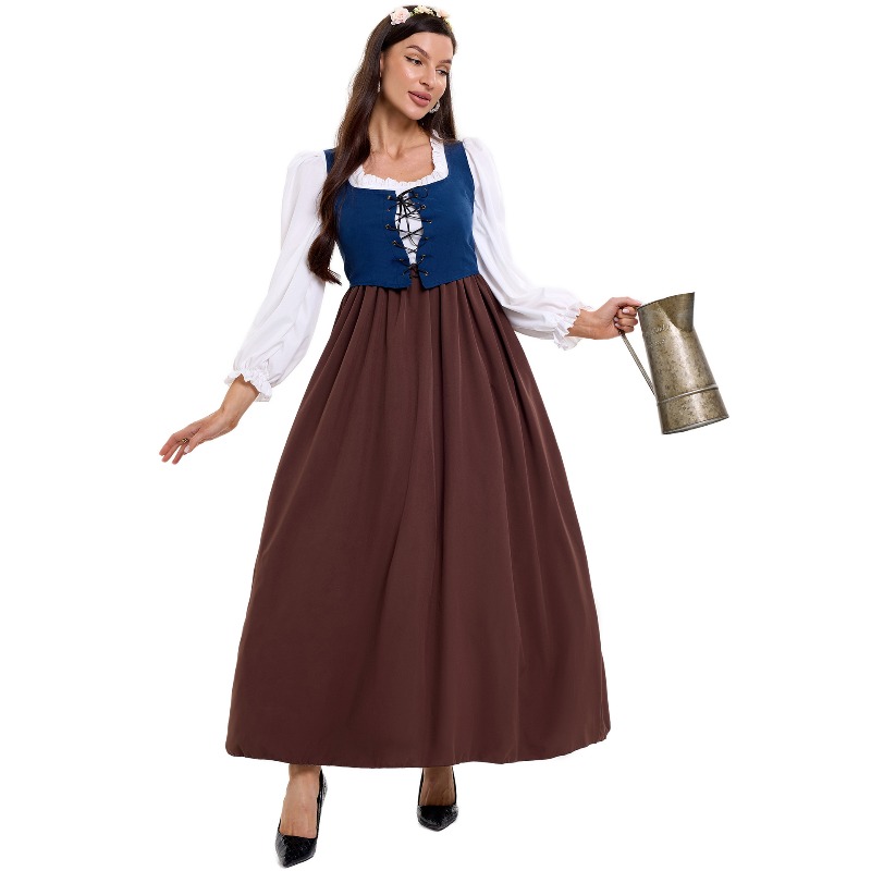 Dames Vintage Boerenkostuum Vi - Tops recensie en prijs