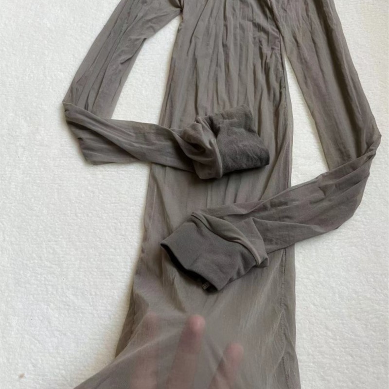 Transparante gladde sexy bodys - Sexy Mesh Sheer Bodycon Dress recensie en prijs