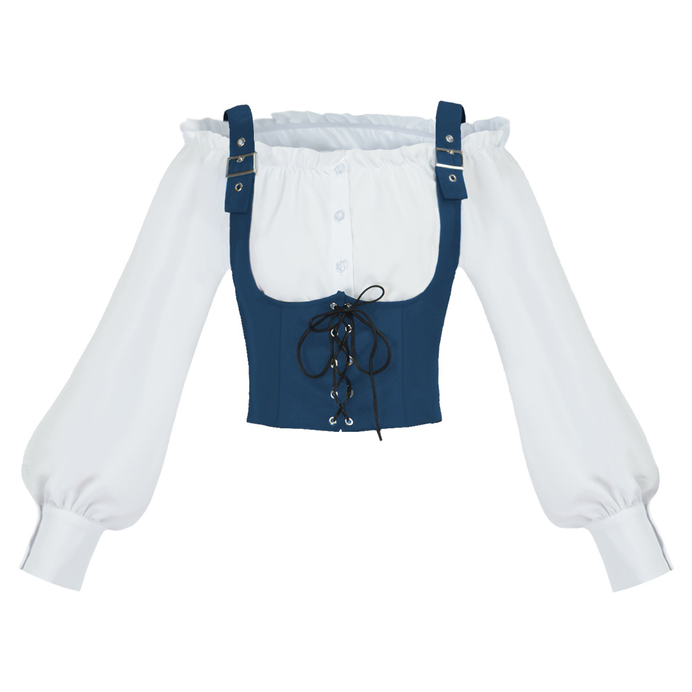 Retro Western-stijl damesblous - Blouses recensie en prijs